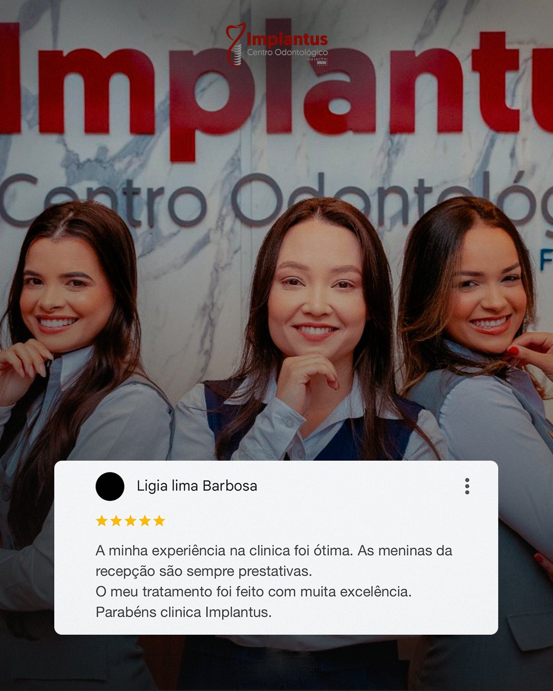 Depoimento de paciente Implantus