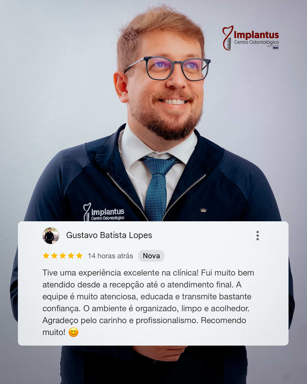 Depoimento de paciente Implantus