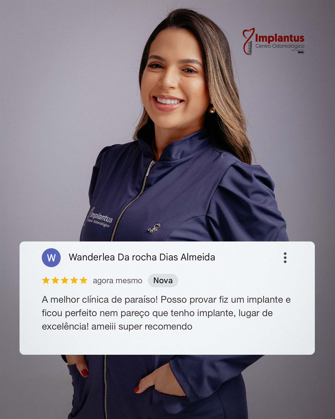 Depoimento de paciente Implantus
